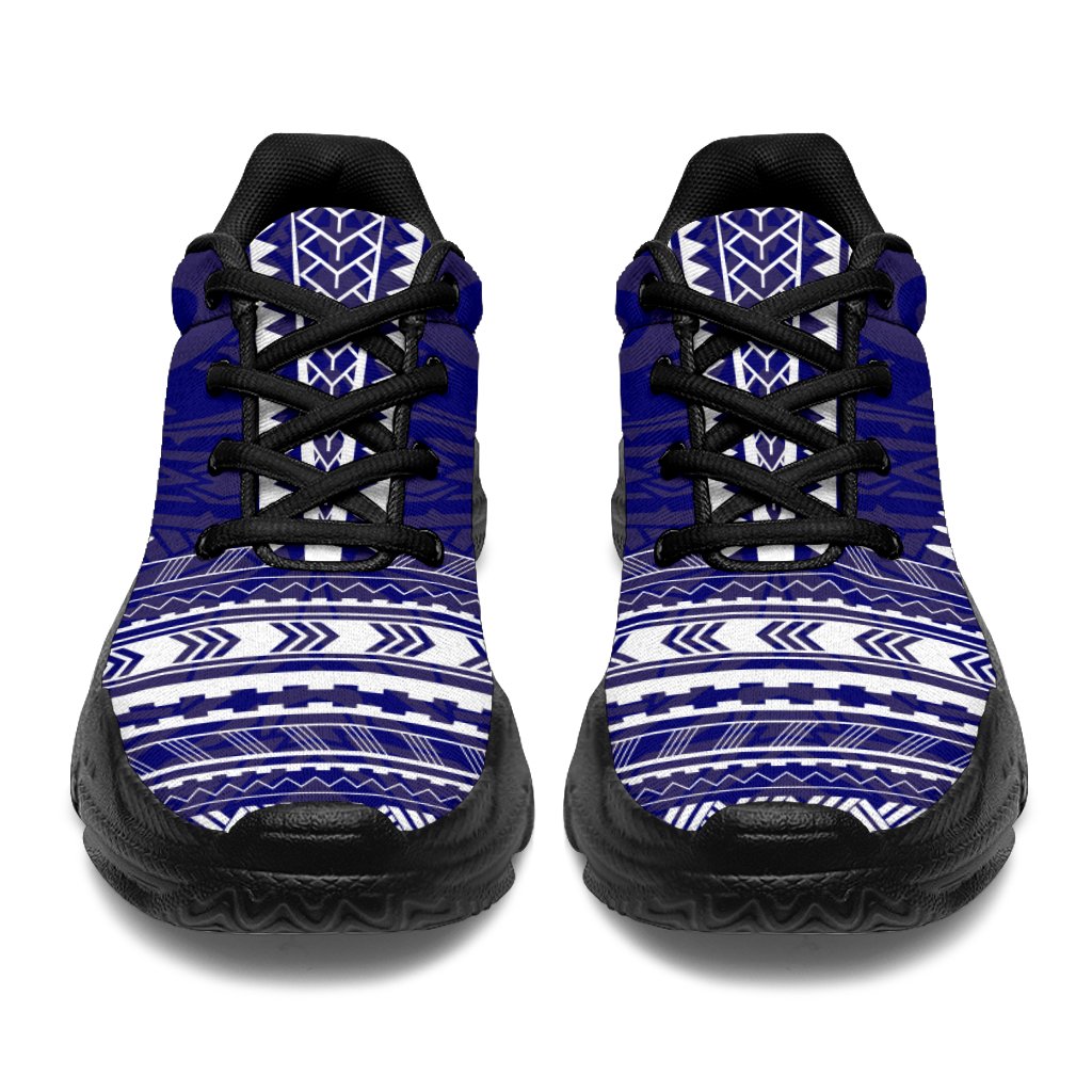 American Samoa Chunky Sneakers - Polynesian Chief Flag Version - Polynesian Pride