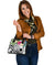 Nauru Polynesian Shoulder Handbag - Summer Plumeria (White) - Polynesian Pride