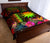 Nauru Polynesian Quilt Bed Set - Hibiscus and Banana Leaves - Polynesian Pride