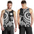 Nauru Men's Tank Top - White Tentacle Turtle - Polynesian Pride