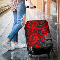 Federated States Of Micronesia Luggage Cover - Red Turtle - Polynesian Pride