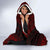 Tuvalu Polynesian Chief Hooded Blanket - Red Version - Polynesian Pride