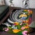Nauru Area Rug - Custom Personalised Seal Spiral Polynesian Patterns - Polynesian Pride