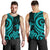 Chuuk Micronesian Men Tank Top - Turquoise Tentacle Turtle - Polynesian Pride