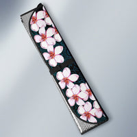 Hawaiian Shark Turtle Plumeria Car Sun Shade - Black - Zelda Style - AH - Polynesian Pride