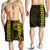 Hawaii Tribal Yellow Men's Shorts - Polynesian Pride