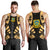 Tuvalu Men Tank Top - Polynesian Tattoo Gold - Polynesian Pride