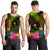 Chuuk Polynesian Men's Tank Top - Hibiscus and Banana Leaves - Polynesian Pride