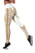 Hawaii Polyneisan Gold And White Color Special Tribal Women's Leggings - Polynesian Pride