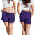 Polynesian Maori Lauhala Violet Women's Short - Polynesian Pride