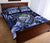 Hawaii Turtle Hibiscus Blue Quilt Bed Set - Hac Style - AH - Polynesian Pride