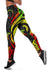 Cook Islands Women's Leggings - Reggae Tentacle Turtle - Polynesian Pride