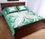 Hawaiian Quilt Bed Set Royal Pattern - Seafoarm - A2 Style - Polynesian Pride