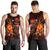 Federated States of Micronesia Polynesian Men's Tank Top - Legend of FSM (Red) - Polynesian Pride