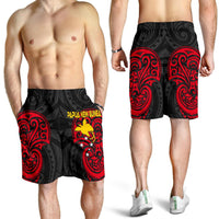 Papua New Guinea Men's Short - Papua New Guinea Spirit Red - Polynesian Pride