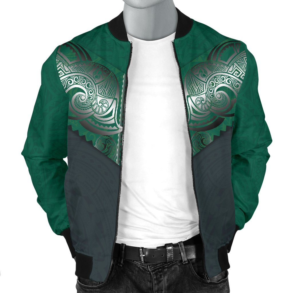 Koru Polynesian Tattoo Men Bomber Jacket - Polynesian Pride