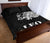 Sun In Leo Zodiac Quilt Bed Set Polynesian Tattoo Simple - White - Polynesian Pride