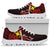 Hawaii Polynesian Custom Personalised Sneakers - Coat Of Arm With Hibiscus - Polynesian Pride