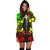 Hawaii Hoodie Dress - Polynesian Tattoo Reggae - Polynesian Pride