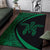 Hawaii Turtle Polynesian Area Rug Circle Style Green - Polynesian Pride