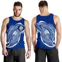 Guam Men'S Tank Top Shark Coat Of Arms - Polynesian Pride