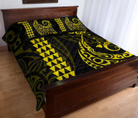Hawaii Polynesian Quilt Bed Set Yellow - Polynesian Pride