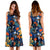 Hawaii Tropical Buttterfly And Flower Midi Dress - Polynesian Pride