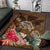 Kanaka Turtle Tropical Knit Background Area Rug - AH - Polynesian Pride