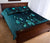 Papua New Guinea Polynesian Quilt Bed Set Dreamcatcher Blue - Polynesian Pride