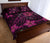 Hawaii Mix Polynesian Turtle Plumeria Quilt Bed Set - AH - Nick Style - Pink - Polynesian Pride