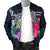 American Samoa Polynesian Men's Bomber Jacket - Tropical Flower - Polynesian Pride