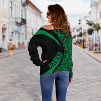Kanaka Polynesian Women's Off Shoulder Sweater 05 - Polynesian Pride