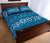 Fiji Polynesian Quilt Bed Set Tapa Hibiscus Blue - Polynesian Pride