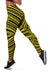 Polynesian Tatau Yellow Hawaii Women's Legging AH - Polynesian Pride