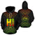 Hawaii Map Polynesian All Over Hoodie Unisex Black - Polynesian Pride