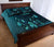 Marquesas Islands Polynesian Quilt Bed Set Dreamcatcher Blue - Polynesian Pride