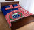 Samoa Flag Polynesian Quilt Bed Set - Polynesian Pride