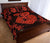 Hawaii Anchor Hibiscus Flower Vintage Quilt Bed Set - AH - Orange - Polynesian Pride