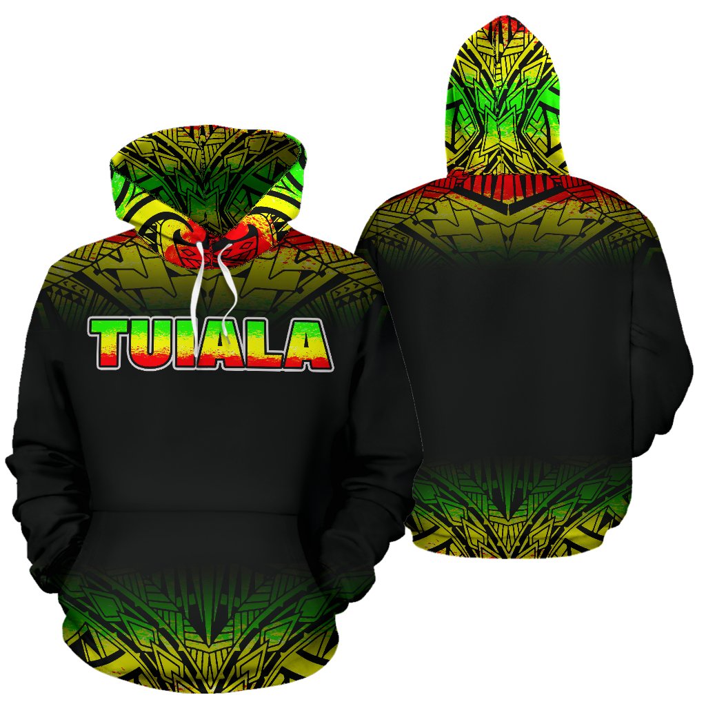 Tuiala All Over Hoodie Unisex Reggae - Polynesian Pride