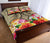 Hawaii Manta Ray Tropical Hibiscus Plumeria Polynesian Quilt Bed Set - Polynesian Pride