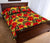 Tropical Flowers And Palm Leaves Quilt Bed Set - Polynesian Pride