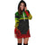 French Polynesia Women's Hoodie Dress - Polynesian Reggae Chief - Polynesian Pride