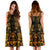 Guam Polynesian Midi Dress - Gold Turtle Homeland - Polynesian Pride