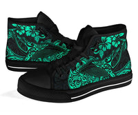 Polynesian Hawaii High Top - Polynesian Turquoise Humpback Whale - Polynesian Pride