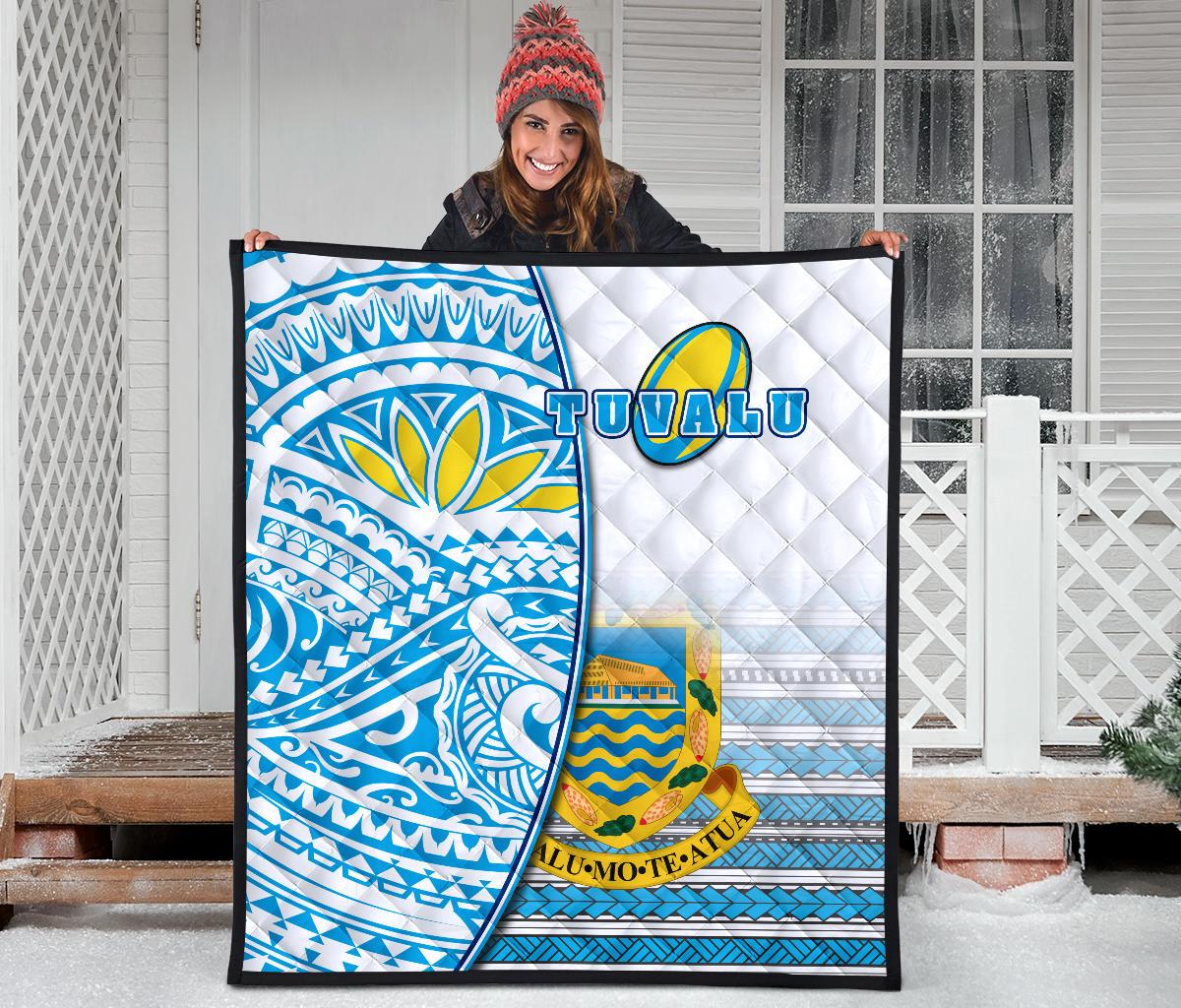 Tuvalu Rugby Premium Quilt Special - Polynesian Pride