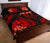 Tahiti Polynesian Quilt Bed Set - Red Plumeria - Polynesian Pride