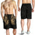 Maori Ta Moko Men Shorts New Zealand Gold - Polynesian Pride