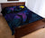 Hawaii Quilt Bed Set - Hawaii Turtle And Palm Polynesian Retrospective - Polynesian Pride