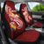 Tonga Personalised Car Seat Covers - Tonga Coat Of Arms With Polynesian Patterns - Polynesian Pride