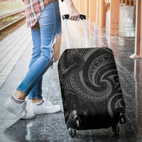 New Zealand Maori Mangopare Luggage Cover Polynesian - Black - Polynesian Pride